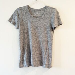 J. Crew Short Sleeve Linen Tee